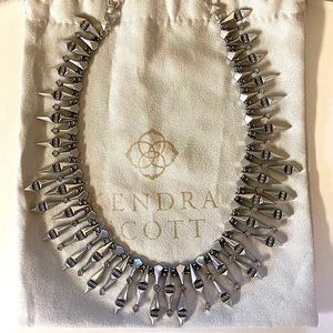 Kendra Scott Cici Statement Necklace Silver